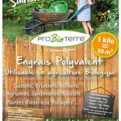 Engrais organo-minérale Pro Bio Terre 25KG - Vente uniquement sur place - Accessoires, engrais et terreaux