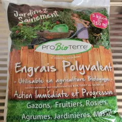 Engrais organo-minérale Pro Bio Terre 5KG - Vente uniquement sur place - Accessoires, engrais et terreaux
